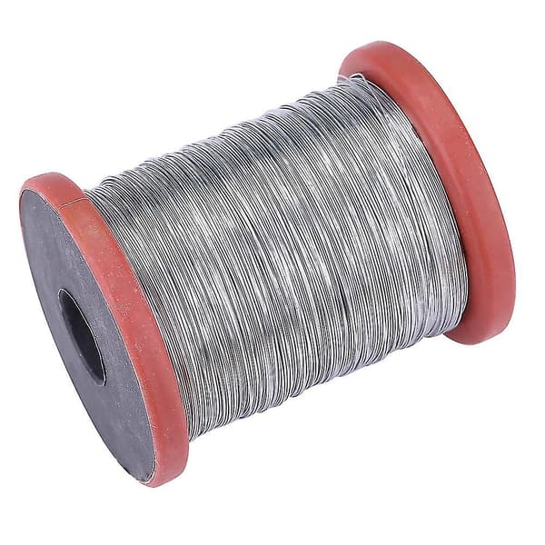 1 Roll 500g Stainless Steel/Iron Wire for Beekeeping Beehive Frames Tools (Iron Wire)