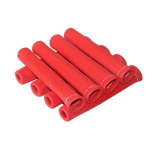 8 pcs 2500° Spark Plug Wire Sleeves Protective Cover Heat Shield for LS1/LS2
