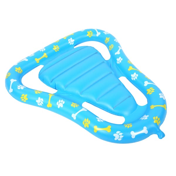 Pet Floating Row PVC Thicken Summer Dog Pool Float Inflatable Raft Pet Water Play Tool