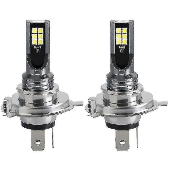 H4/9003 LED-frontlyspærer LED H4 Frontlys Bilpærer H4 Bil Frontlys Lyse LED Bilpærer H4 LED Frontlys
