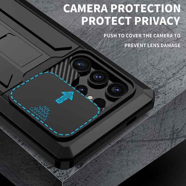 Tech-Protect Galaxy S24 Ultra Deksel Kevlar Pro Cam Svart størrelse 100 size 100