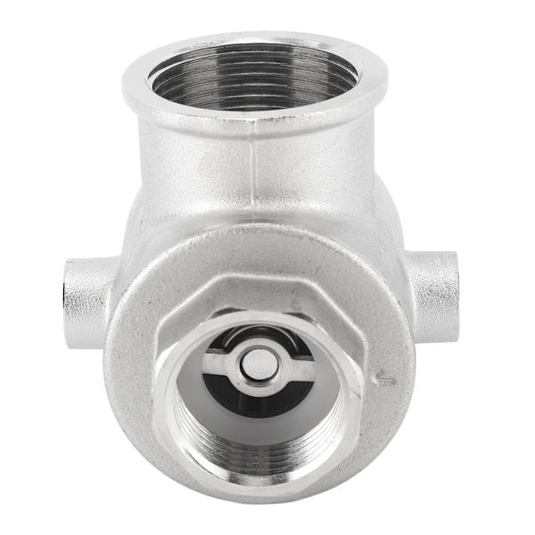5-way Check Valve DN32 Aluminum Alloy Backflow Preventer Internal External Spring Thread