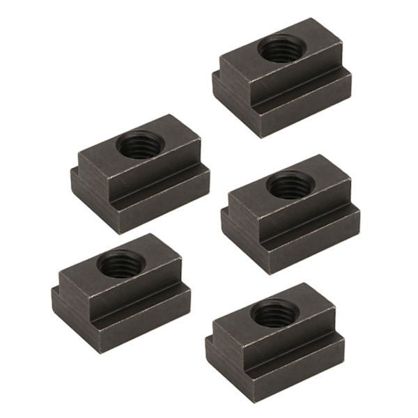 T-slot Nut with Black Oxide Finish, M12 Thread, 5-Pack