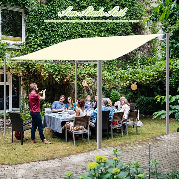 Sunshade Tent Outdoor Waterproof Cover with Hook and Loop Portable Lightweight Does Not Include Tent Pole A A