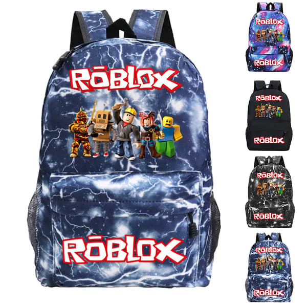 Roblox Spil Børn Rygsæk Skoletaske Studenter Skuldertaske Rejsetasker Bogtasker A_tfrf