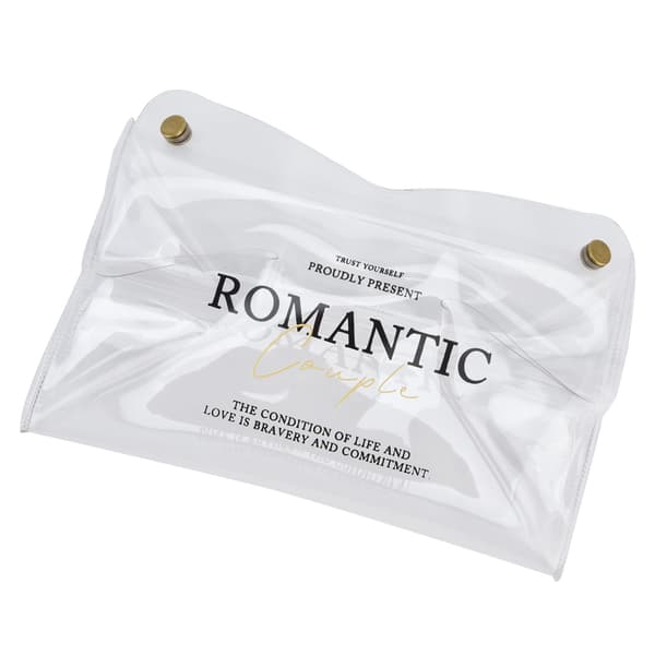 Serviettholder PVC Mode Skrivebord Serviet Opbevaringsboks til Bil Hjem Stue Transparent