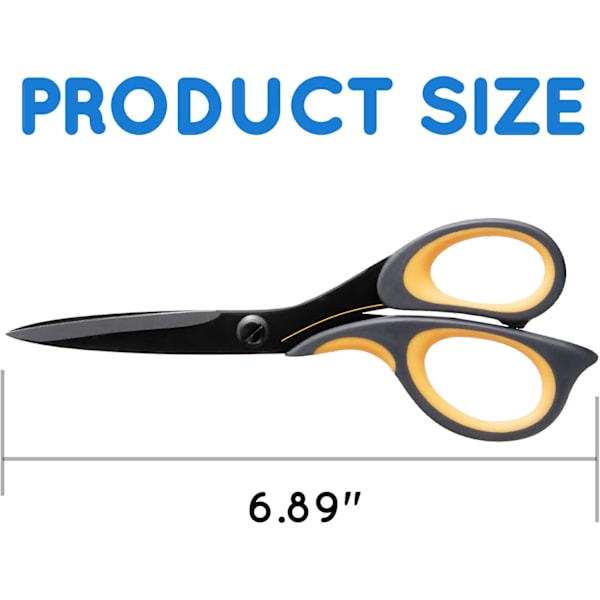 Multifunction Scissors, Comfortable Handles, Sharp Scissors for Office, Home, School, Crafts, Sewing and Fabric Accessories