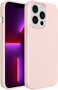 (Rose) Silikondeksel til iPhone 13 Pro 6,1 tommer, etui i