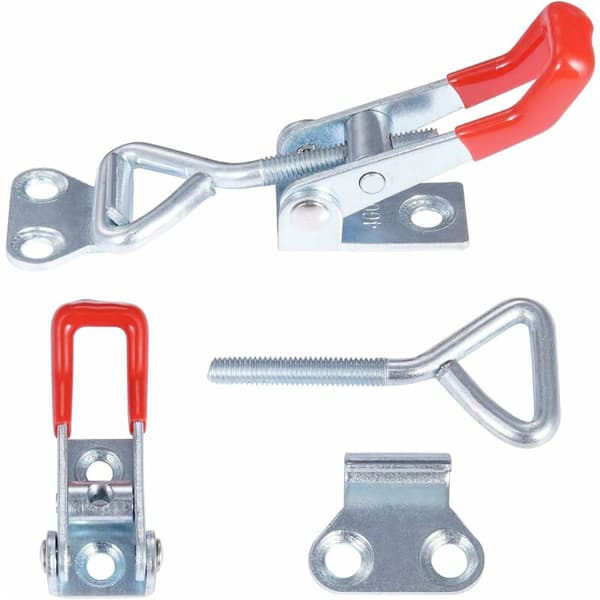 Delar 4001 Metal Buckles Adjustable Carpenter Levers Tension Clamp Door Latch Quick Release 100 kg / 220 lbs Capacity