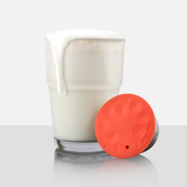 Genanvendelig mælkekapsel i rustfrit stål, genopfyldelig mælkeskumkapsel kompatibel med Dolce Gusto