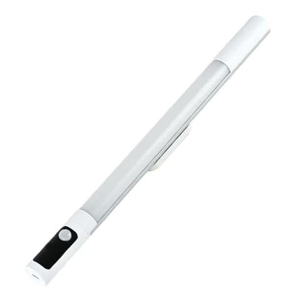 Digitalt display Magnetisk kroppssensorlys USB-lading Trådløs nattlampe for vinskap Hvit 1 stk White 1pcs