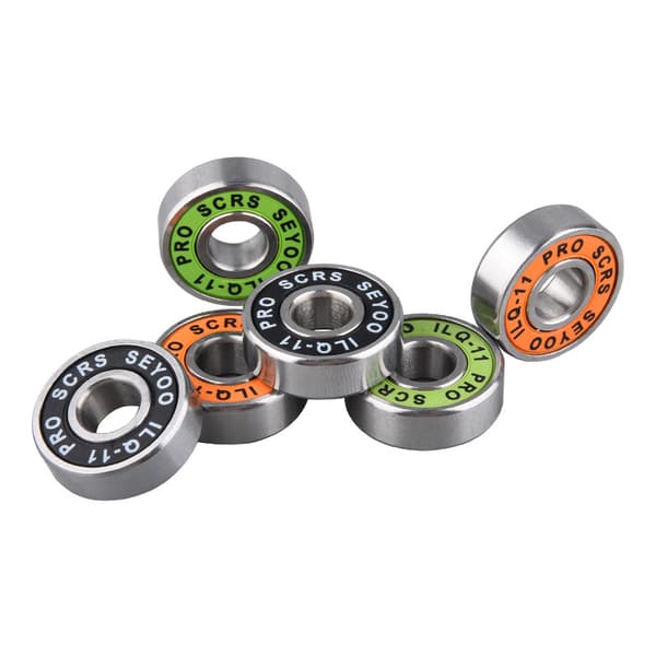 6 dele - Præcision 608 Hjul Skateboardlejer ILQ-11 Højhastighedslejer Dynamisk Drift Skateboardtilbehør