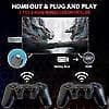2024 New 20000+ 4k HDMI TV Video Game Stick Retro Game Console with 2 Wireless Controllers 4k