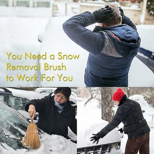 Ice Scraper, Ice Scraper Snow Brush Wiper Non-slip Comfortable Grip Snow Brush Toothbrush Ice Breaker Ice Scraper Windshield Scraper Winter Tool