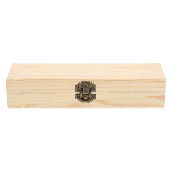 1 pc Pencil Case School Supplies Stationery Box Wooden Case For Student School
