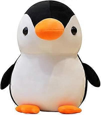Pehmo pingviinilelut, söpö pehmoeläin 3D-tyyny pehmeä ristiselän tyyny pehmoeläinlahjat lapsille (9,8 tuumaa)