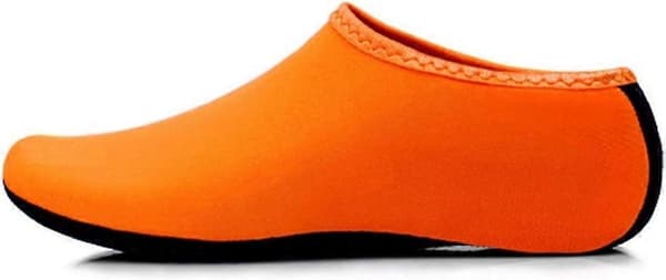Barn, Dame, Herre Klassiske Barfodede Vandsportssko Aqua Sokker til Strand Svømning Surf (Orange, M)