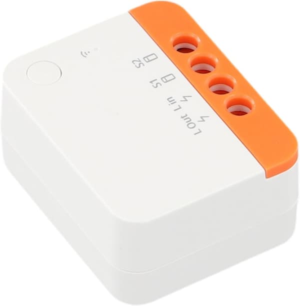 Smart APP stöder vippbrytare och tryckknapp - Switch ZBMINIL2 tvåvägsrelämodul kompatibel med röststyrningsbrytare (1 st) 1 st