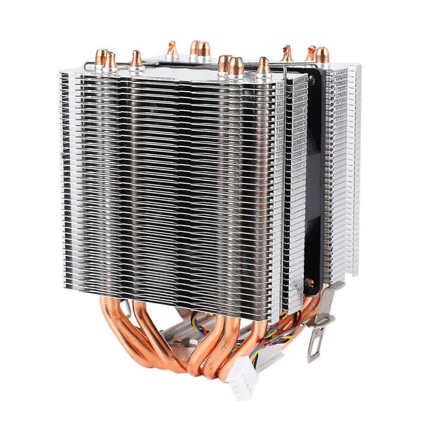 6 rør computer CPU køler blæser køleplade til Lag1156/1155/1150/775 Intel Amd