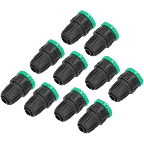 10 stk hageslangeadapter G1/2\" G3/4\" krankoblinger vanningstilbehør