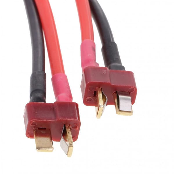 T-stik Han til Deans til Han MPX Adapter Silikonekabel 14AWG