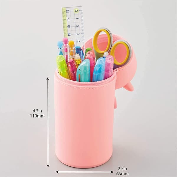 Lab. Punilabo Standing Pen Case (Pen Holder), Panda, 2.9 X 8.3 Inches (a7714-6)
