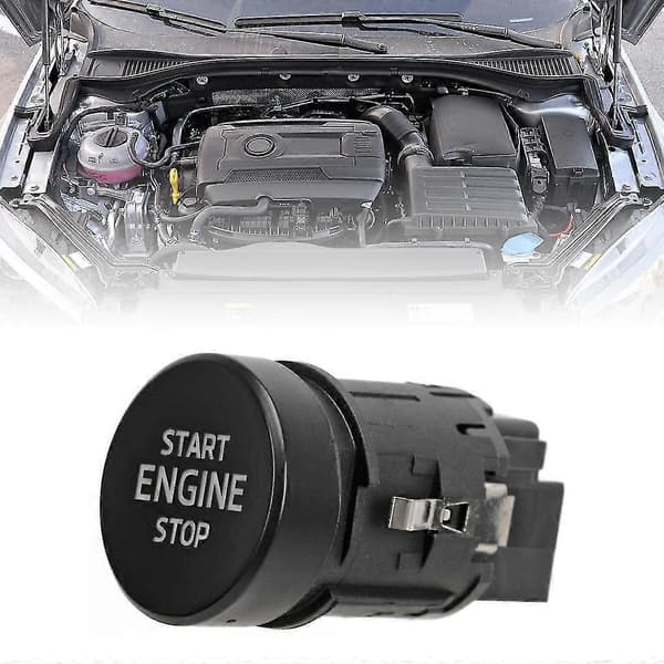 Bilmotor Start Stopp-knapp Passer for Kodiaq 2017-2021, Superb 3V0905217