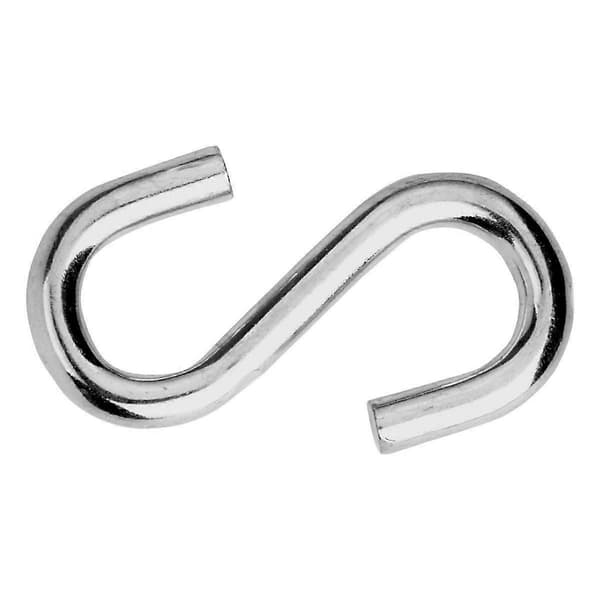 Heavy Duty S-Hooks Ultra Thick Hammock S-Shaped Hooks Galvanized Universal Hanger, 2-pack