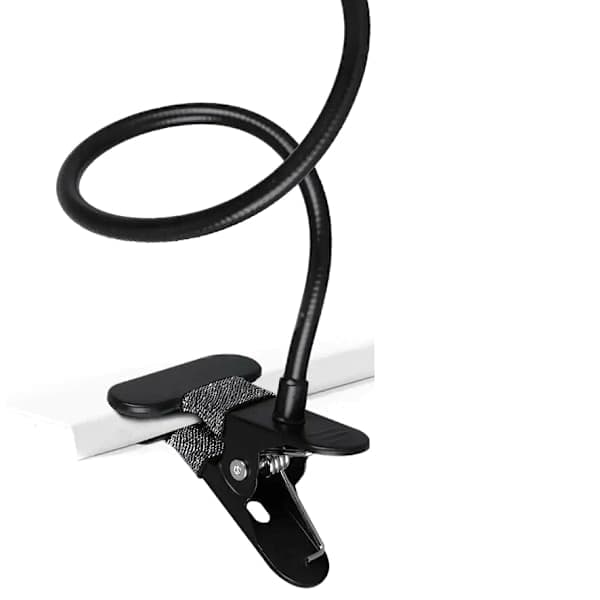 2-pack Mobile Holder - Bendable Stand with Clamp for Mobile, Black