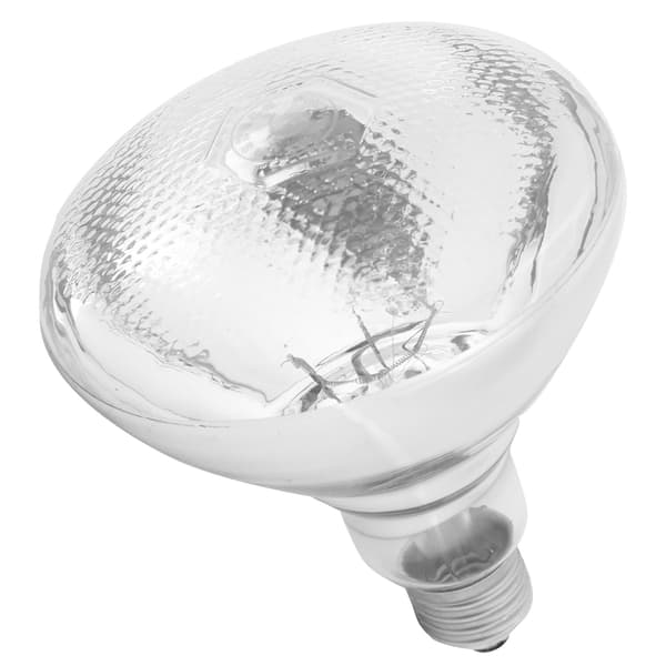 Heating Lamp for Breeding Adjustable Temperature Infrared Insulation Lamp for Breeding 220V‑240VAR38 White Glass