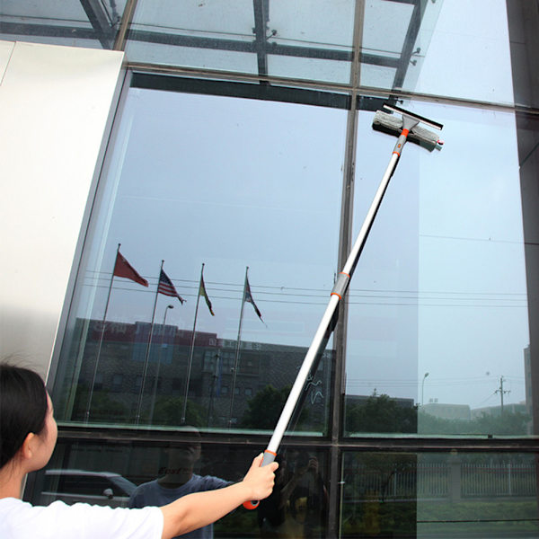 Telescopic Set with Bendable Brush Head Durable Labor-Saving Cleaning Brush for High Windows One Set One Set