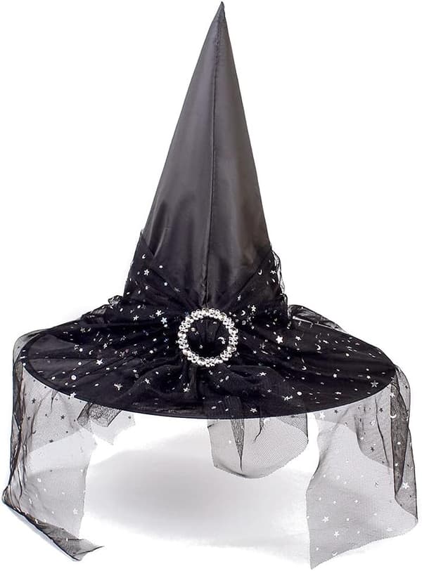 Halloween heksehatter, heksehodebånd 2 stykker Wicked Witch Hat for