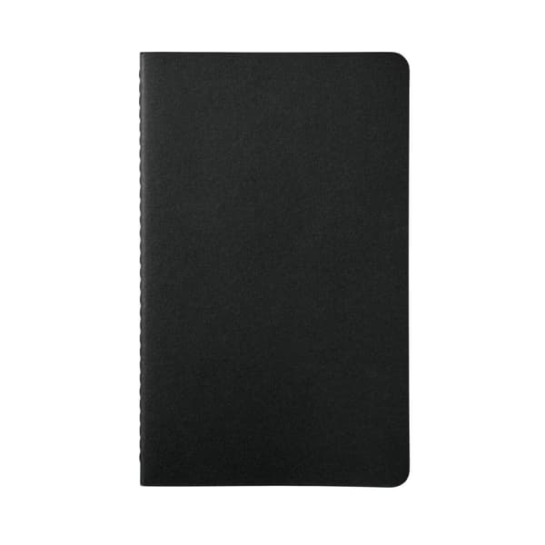 Moleskine Cahier Stor Ulinjeret Notesbog One Size Sort Black Black One Size