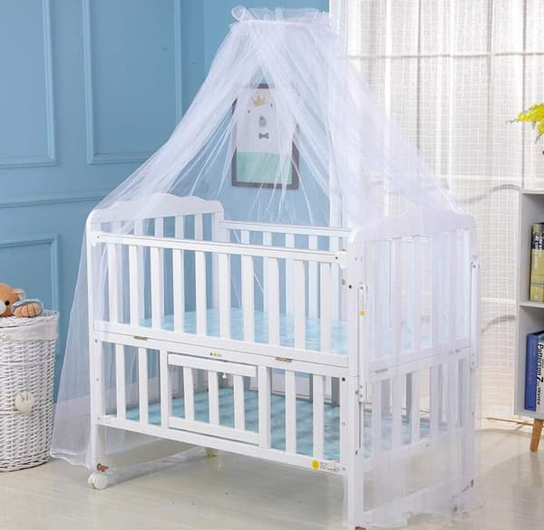 Baby Myggnett Polyester Barneseng Baldakin Prinsesse Nyfødt Multifunksjonell