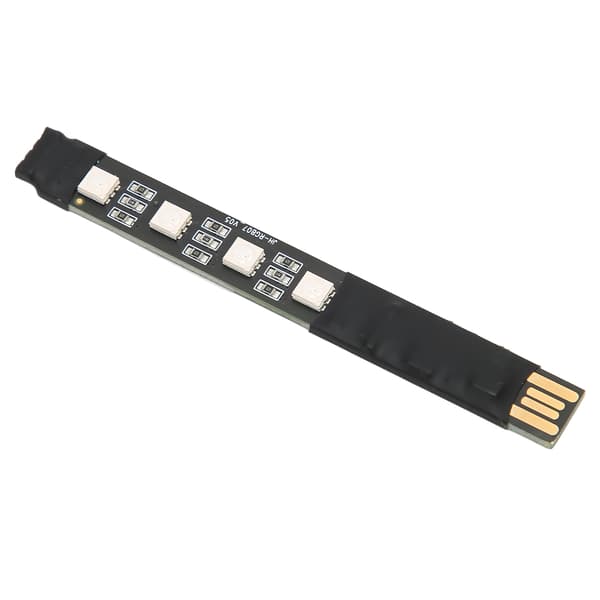 LED Strip Lights Remote Control 4-Pin Interface Convenient Practical Music Sync Lighting Unit for Home Black