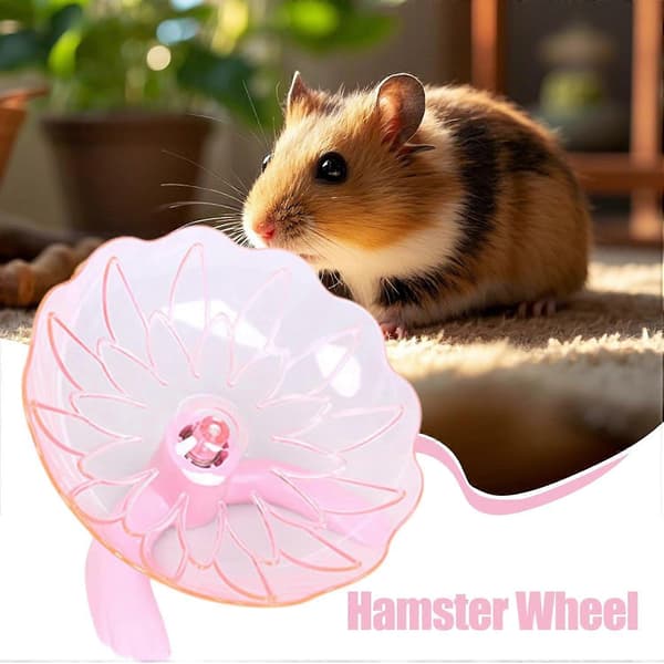 Silent Hamster Exercise Wheel, Jogging Wheel, Gerbil Exercise Toy, Mouse Cage Accessories