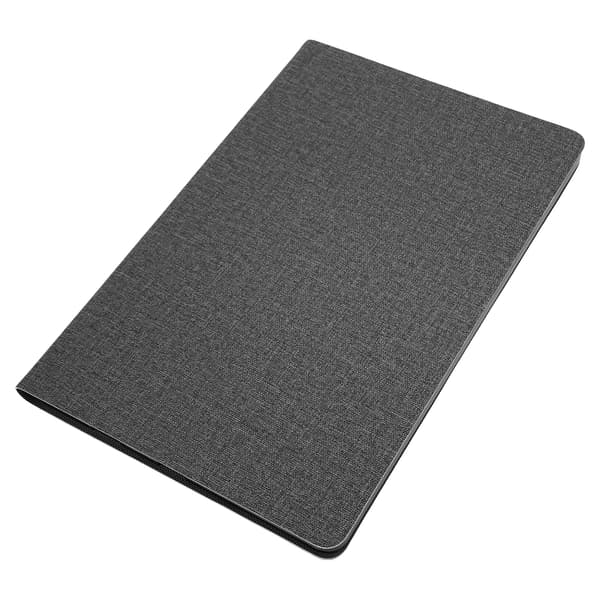Tabletcover til Tab 12 Multi Vinkel Justering Præcise Huller PU Læder Faldsikkert Tabletcover Sort
