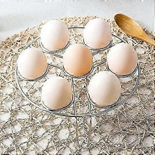 Eggkokerstativ i rustfritt stål for Instant Pot, trykkoker, kokegryte. Stablebare dampbrett