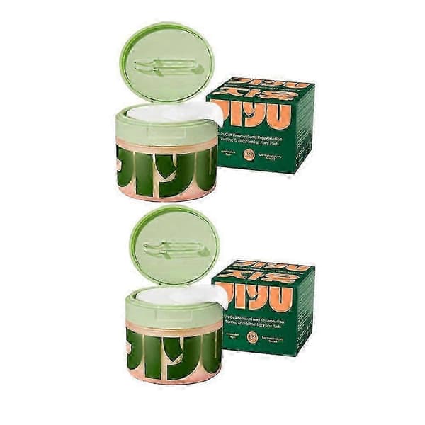 2x Jiyu Korean Skincare Anti-Aging, Dark Spot & Wrinkle Minimizing Toner Pads_bs8z