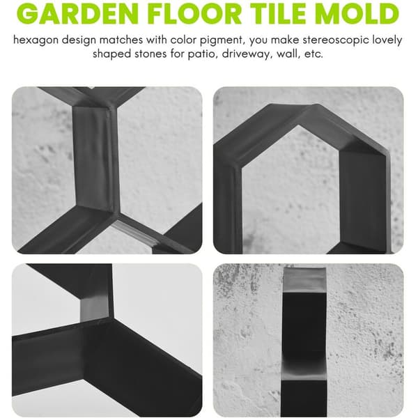 DIY Patio Walk Maker Stepping Stone Concrete Mold Reusable Path Maker Mold Garden Paving Molds 30 30cm