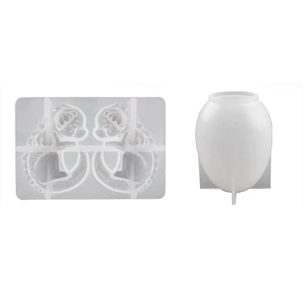 3D Dragon Egg Silicone Resin Casting Mold Set, Epoxy Resin Silicone Molds For Fondant Cake Decoration