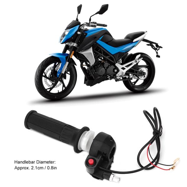 Throttle Handle with Stop Button Fits for 47cc 49cc Mini Moto Dirt Bike Handlebar