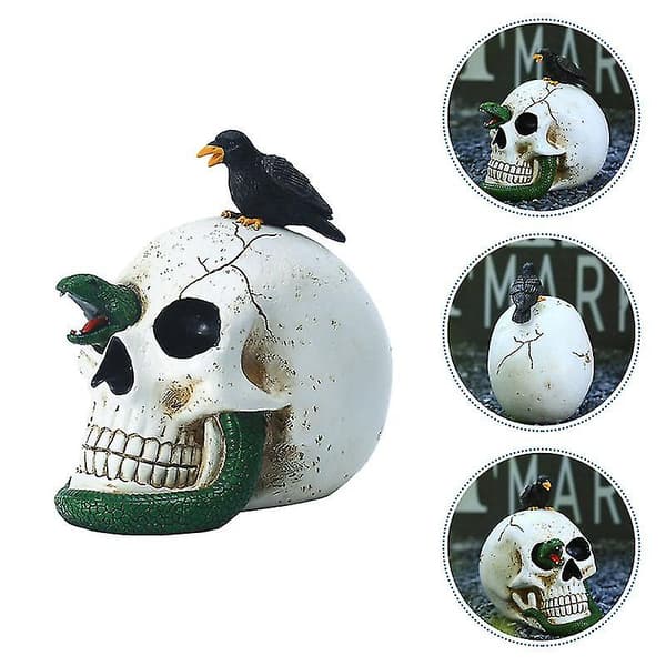 1 stk. Halloween-pynt i harpiks til Halloween-dekorationer
