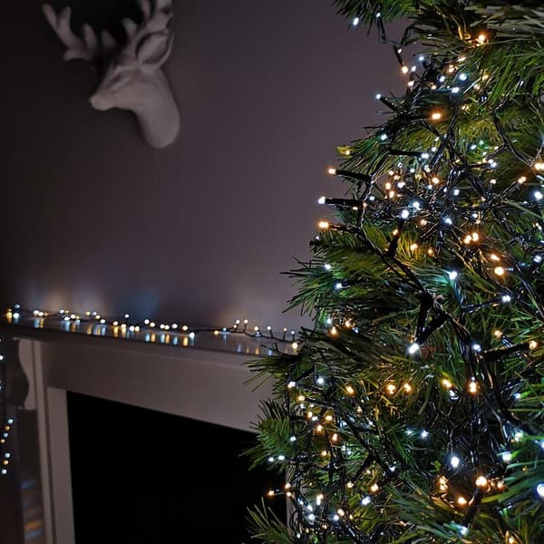 Premier Multi Action TreeBrights - Klynge Trelys - 1000 LED - Hvit og Varmhvit White