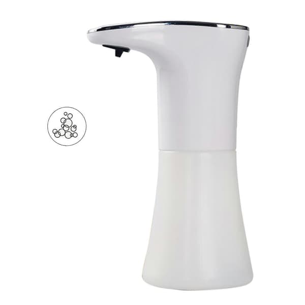 350 ml Automatic Soap Dispenser USB Charging Touchless Hand Sanitizer Shampoo Container with Smart Infrared Sensor for Bathroom Kitchen Toilet