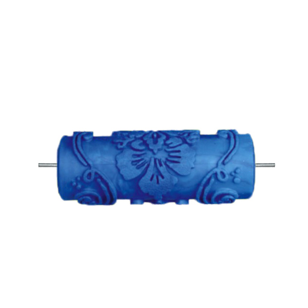 5 inch Embossed Paint Roller Sleeve Wall Texture Stencil Brush Pattern Decor 025Y