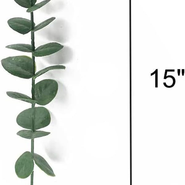 5 stilke kunstige eukalyptusblade eukalyptusblade til fest bryllup KLB