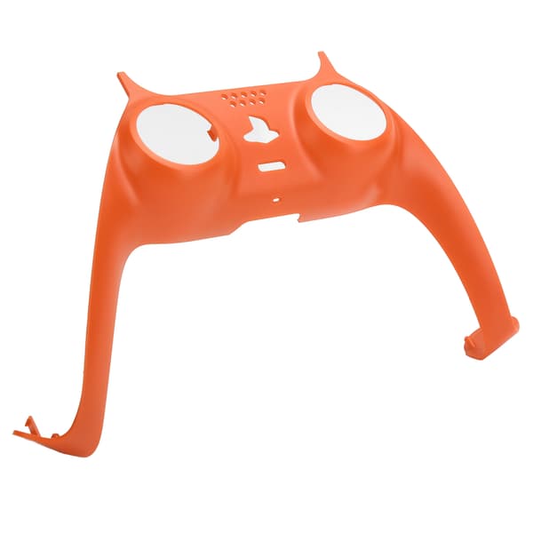 Game Controller Handle Decorative Strip Gamepad Grip Replacement DIY Shell Cover for PS5 Orange