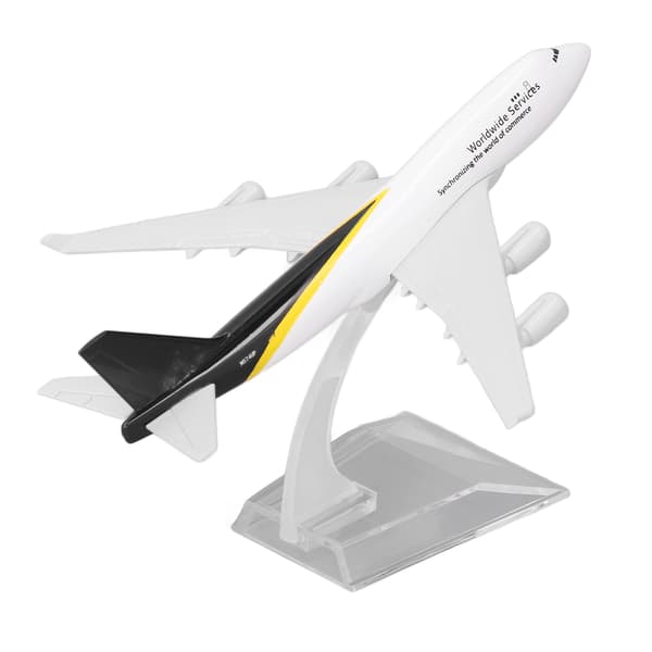 Legeringsflymodell med stativ Simulert flymodell Transportflymodell for modellsamlere og luftfartsentusiaster