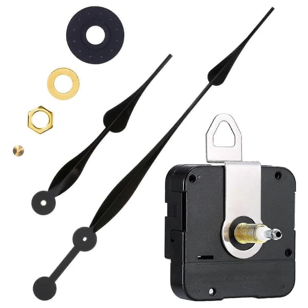 23mm High Torque Quartz Clock Movement With 12 Inch Long Spade Hands For DIY Clock Repair